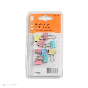 Wholesale Multipurpose Colorful Binder Clip Set For Office