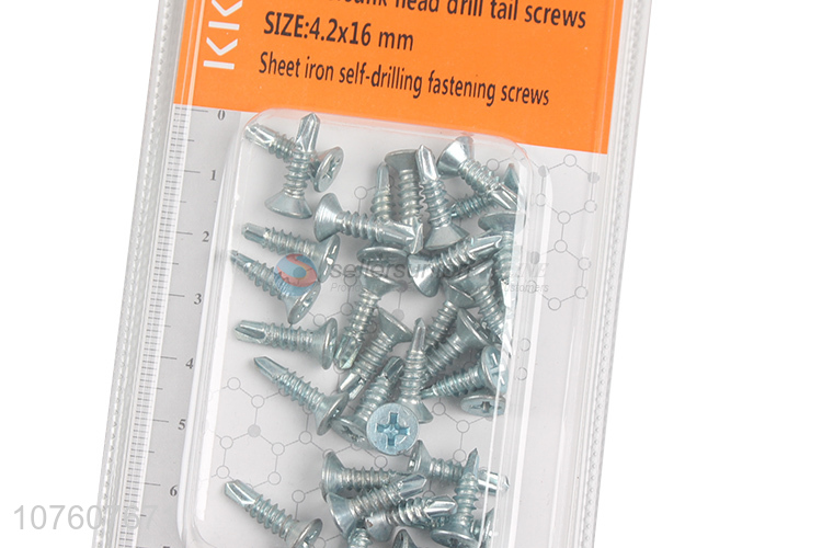 Factory Wholesale Countersunk Head Drill Tail Screws