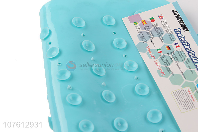 Factory direct sale massage shower mat pvc bath mat with suction cup