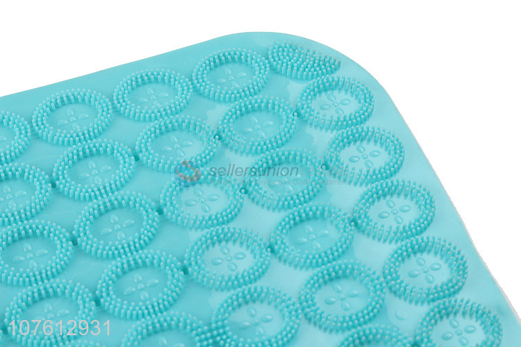 Factory direct sale massage shower mat pvc bath mat with suction cup