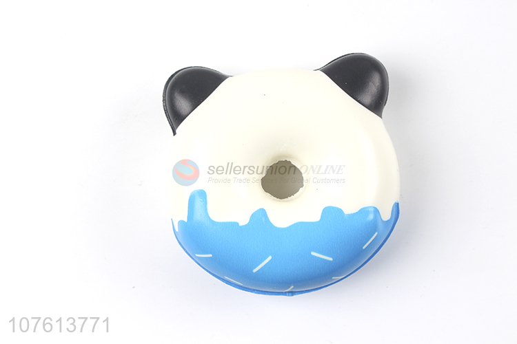 High-value Ocean color Panda Dount shape chronic rebound toy