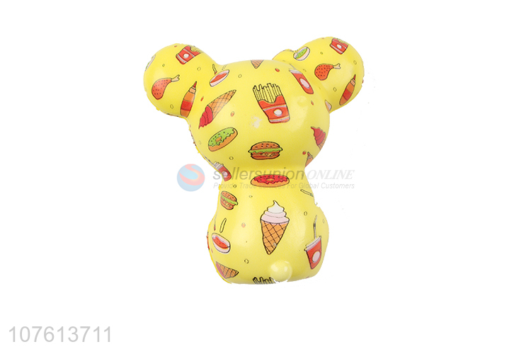 Hot selling colorful Bear cartoon rebound toy