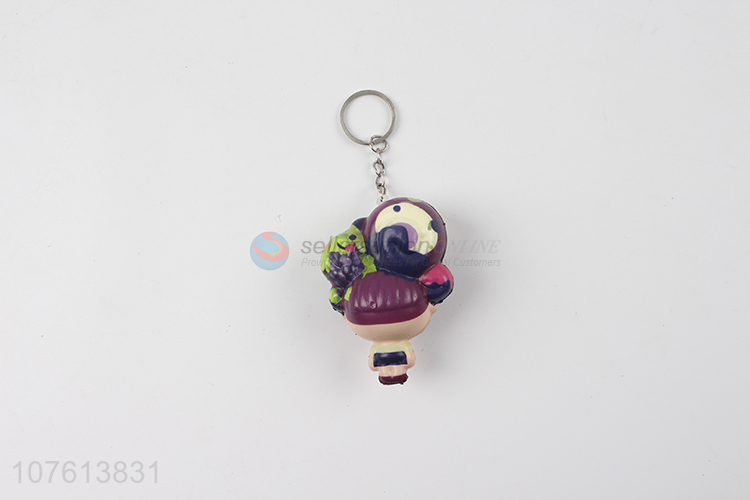 Innovative grape-colored glasses-wearing villain pendant shape Rebound Toy