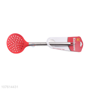 Good quality stainless steel handle silicone skimmer kitchen supplies