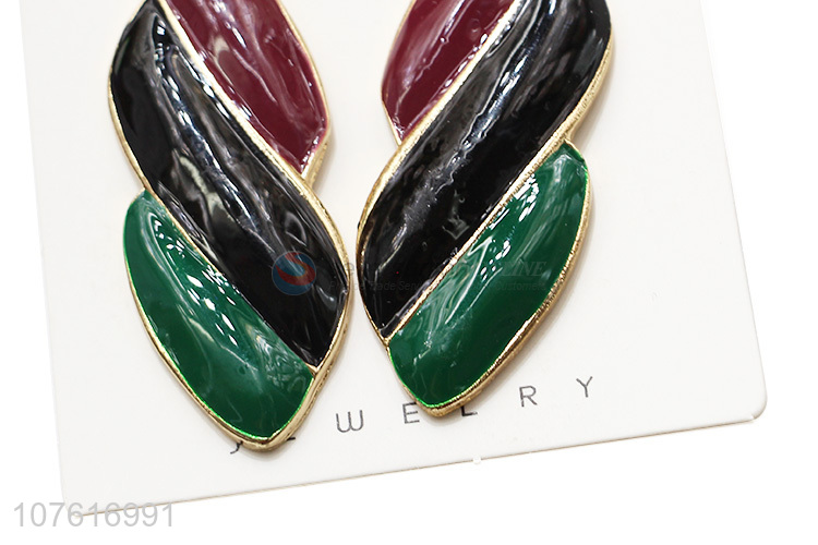 New Style Fashion Colorful Earring Popular Alloy Jewelry