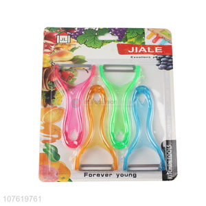 New Arrival Color Transparent Handle Vegetable & Fruit Peeler