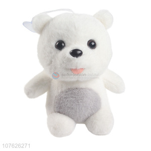 Best Quality White Bear Soft Plush Toy With Suction Cup