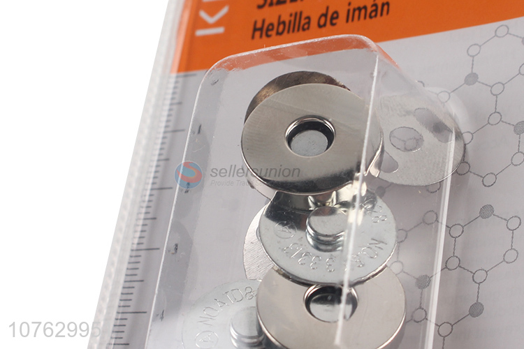Good quality magnetic snap button silver jacket button
