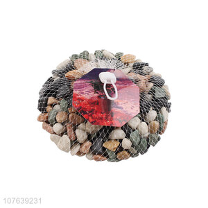 Factory direct ornamental high candy stone with net bag