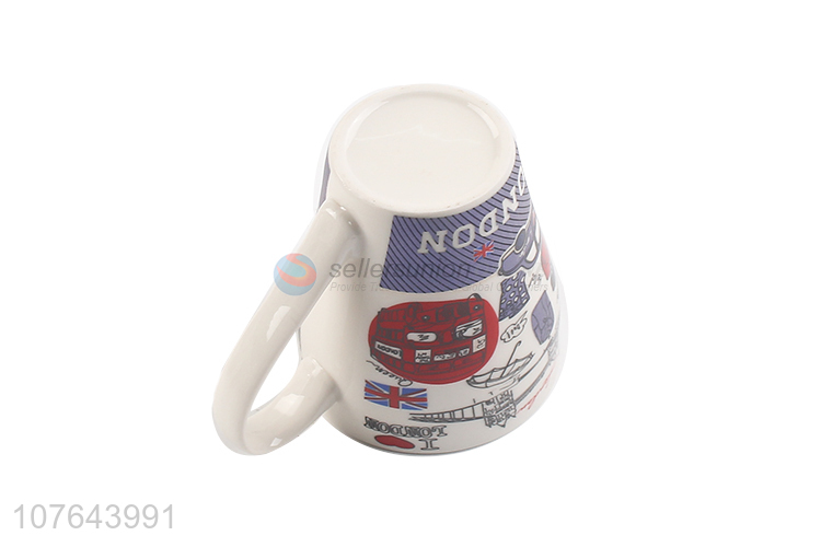 Modern style creative printing factory supply ceramic water cup