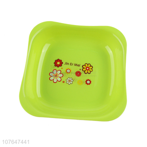Wholesale Plastic Colorful Fruit Tray Fashion Fruit Plate