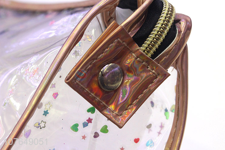 Wholesale Transparent Pvc Wash Bag Cheap Makeup Bag With Zipper