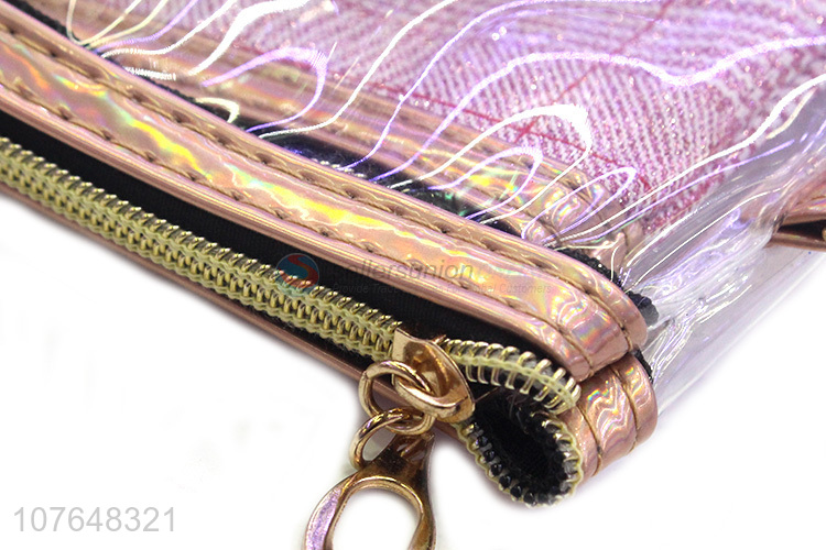 Good Quality Classic Plaid Makeup Bag Set For Women