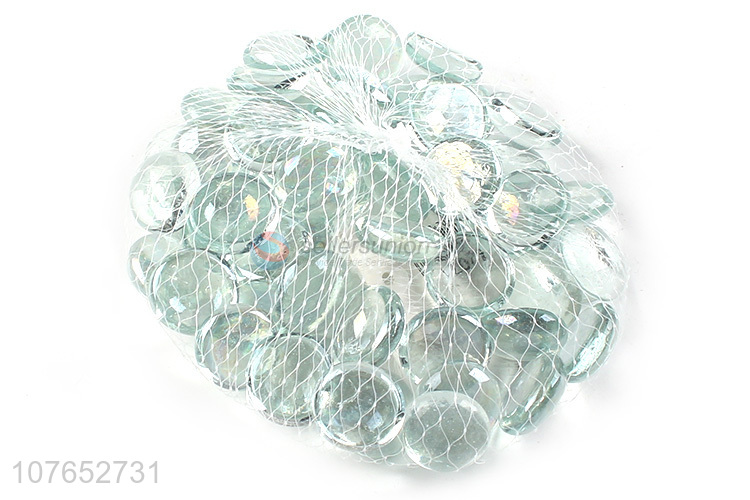 Hot Selling Smooth Flat Glass Crystal Bead Glass Stone