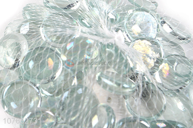 Hot Selling Smooth Flat Glass Crystal Bead Glass Stone