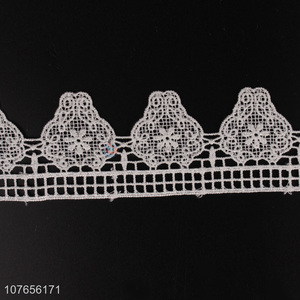 Best selling good quality  ribbon knitting lace trim lace ribbon