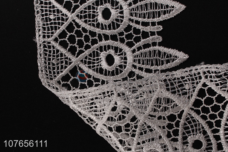 White good price new design lace ribbon for clothing decoration