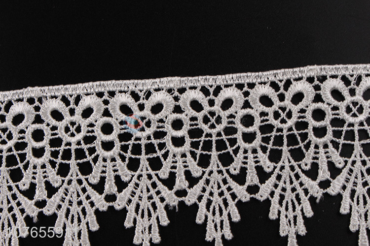 Wholesale garment accessories embroidery design lace ribbon