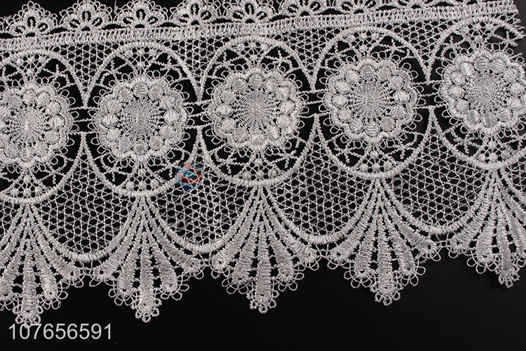 Best selling high quality lace trim ribbon with low price