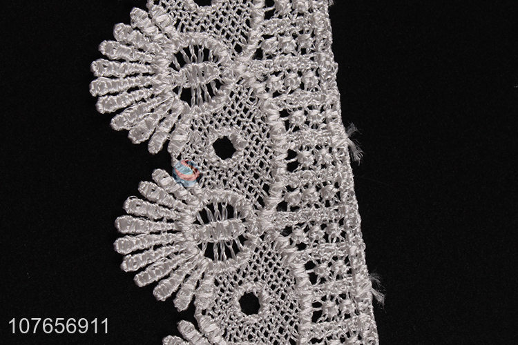 Most popular good quality lace trim ribbon with low price