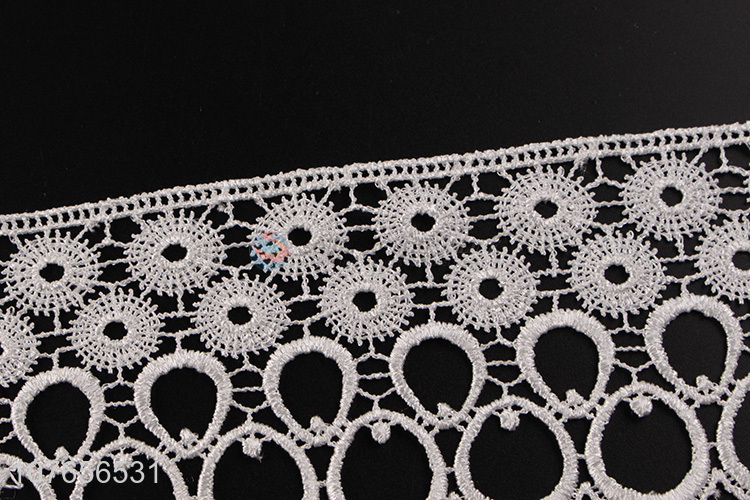 Top quality hot product white lace trim ribbon for clothing