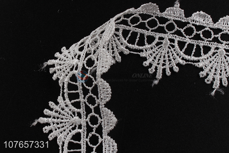 Best sale high quality polyester decoration fabric lace trim for clothing