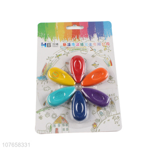 High quality plastic drop-shaped crayon for painting