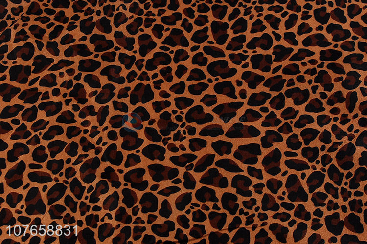 High quality leopard print single layer summer sunscreen decorative square scarf