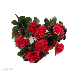 Realistic red azalea simulation floral flower arrangement decoration azalea