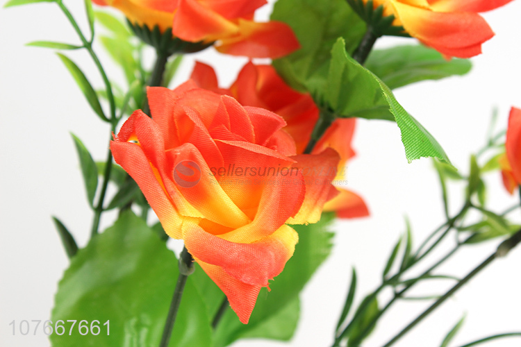 Wholesale Room Decoration Plastic Simulation Flowers Artificial Flower