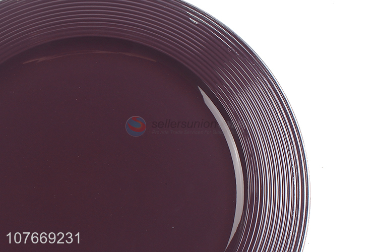 Factory supply dark purple electroplated plates with high quality