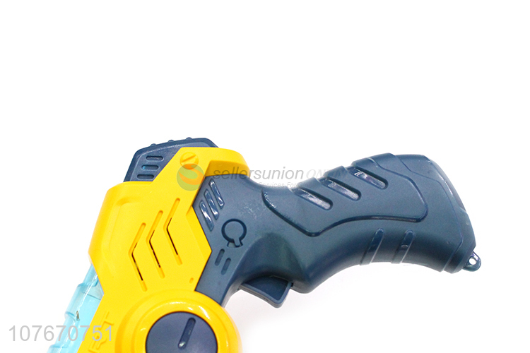 High quality cartoon toy pistol water gun with music