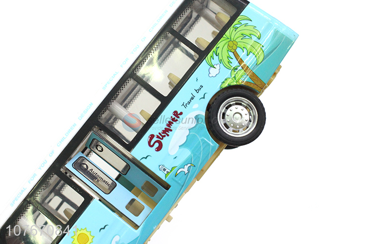 Excellent design simulation fun educational toy mini bus toy model