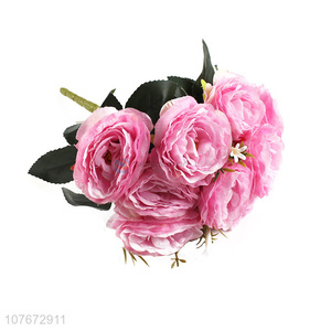 Good quality low price pink decorative artificial flower