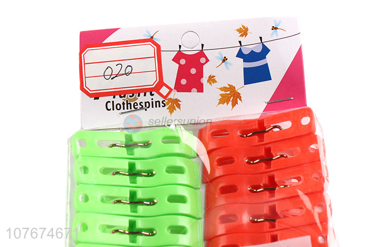 Hot selling obligatory fixed bullet clothespin windproof clip 20 pcs