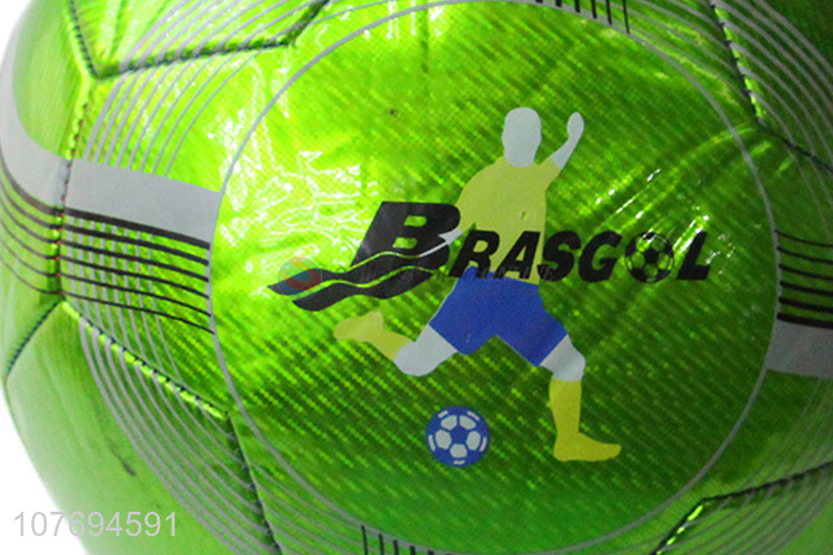 New design durable laser football soccer ball for match