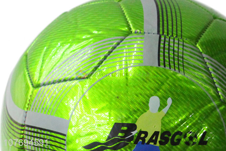 New design durable laser football soccer ball for match