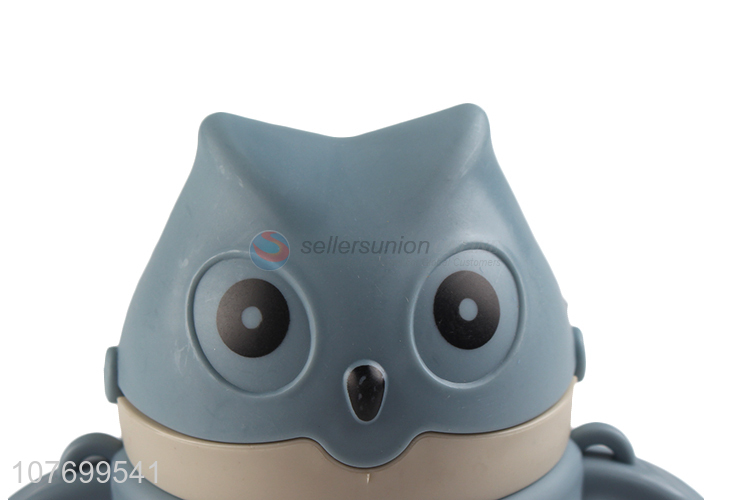 Explosive cartoon owl shape leak-proof cup for children