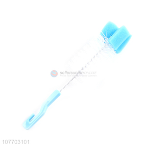 High-quality long-handled cleaning brush with hook sponge bottle brush