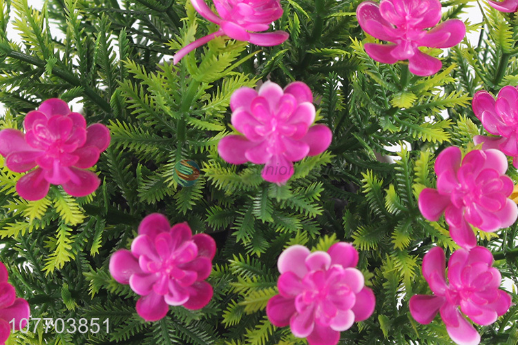 Hot-selling simulation potted artificial flower decoration plastic material flower