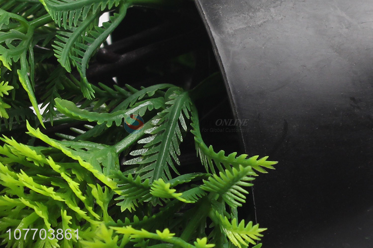 Wholesale flower ornaments green plant decoration plastic fake flower