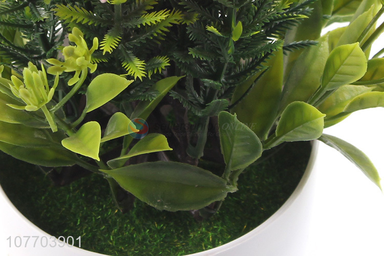 High-quality home furnishings cute small flowers fake flower potted plants
