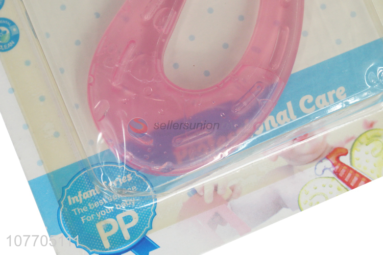 New arrival eggplant shape baby teether food grade baby teething toy