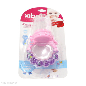 Good quality food grade baby pacifier nipple fresh fruit feeder