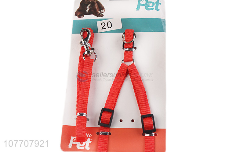 Hot-selling pet leash strong and durable plus chest back leash set