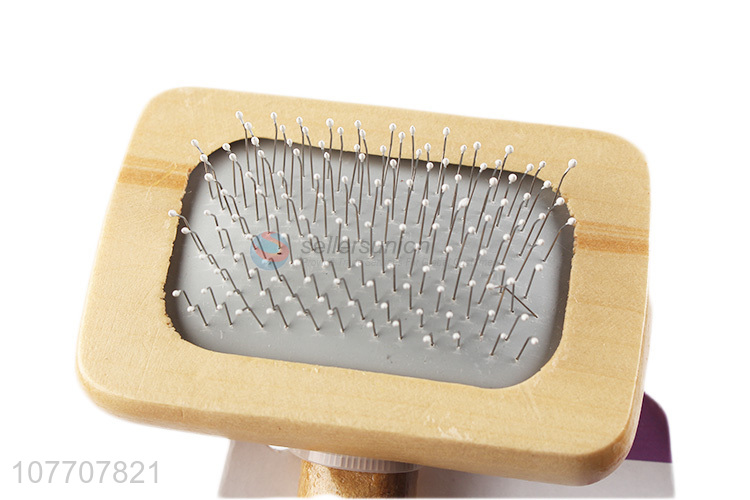 Wholesale light and thickened needle comb pet hair removal brush