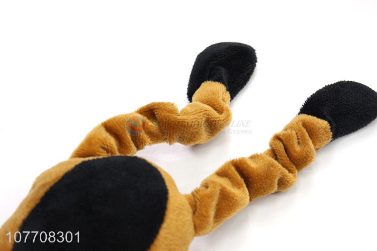 Low price durable cow shape pets toys with top quality
