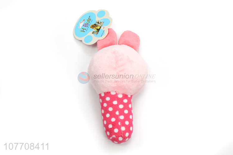 Best quality cute rabbit shape durable pets toys