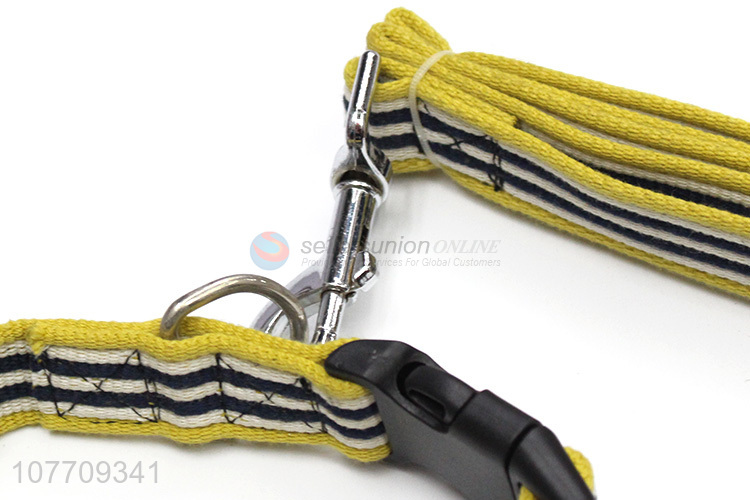 Factory supply pets dogs durable leash with comfortable collar