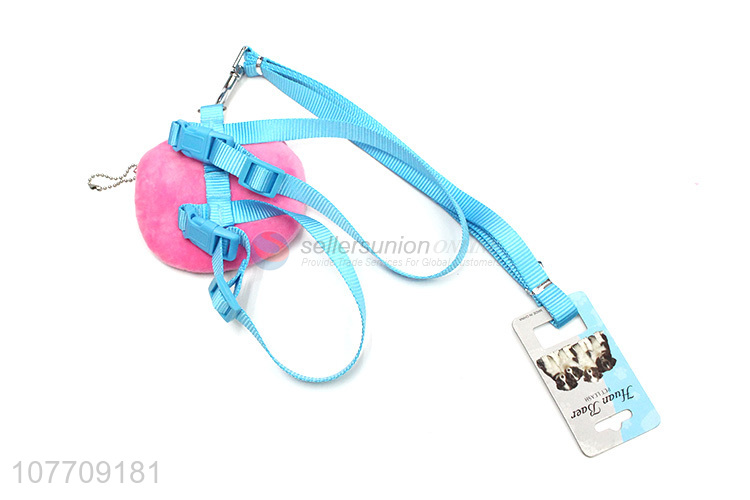 New product low price pets cats leash with bag for outdoor